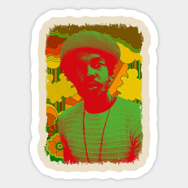 Peter Tosh Sticker by HAPPY TRIP PRESS